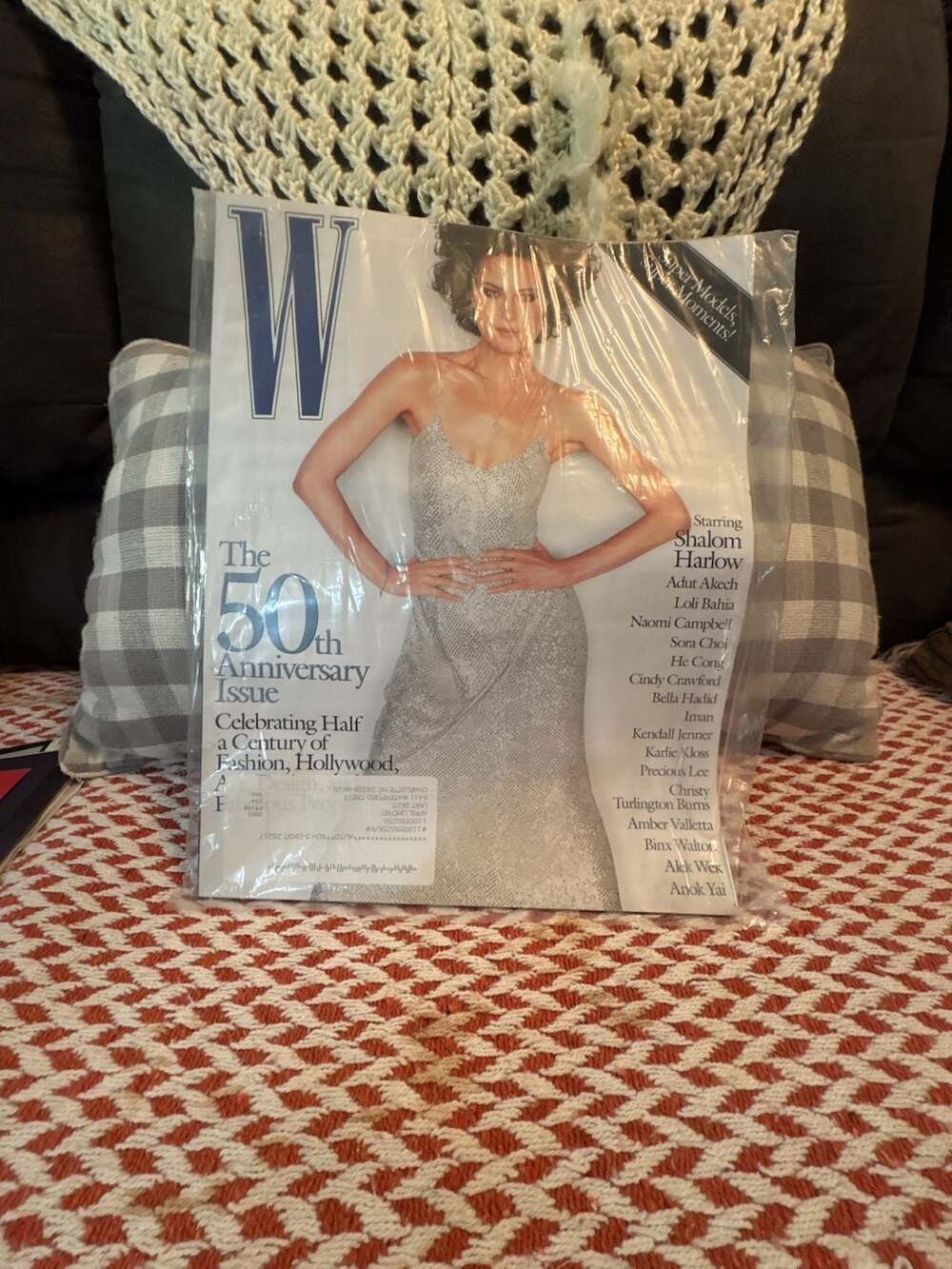W Magazine The 50th Anniversary Issue Featuring Shalom Harlow